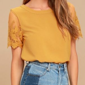 Mustard yellow Blouse